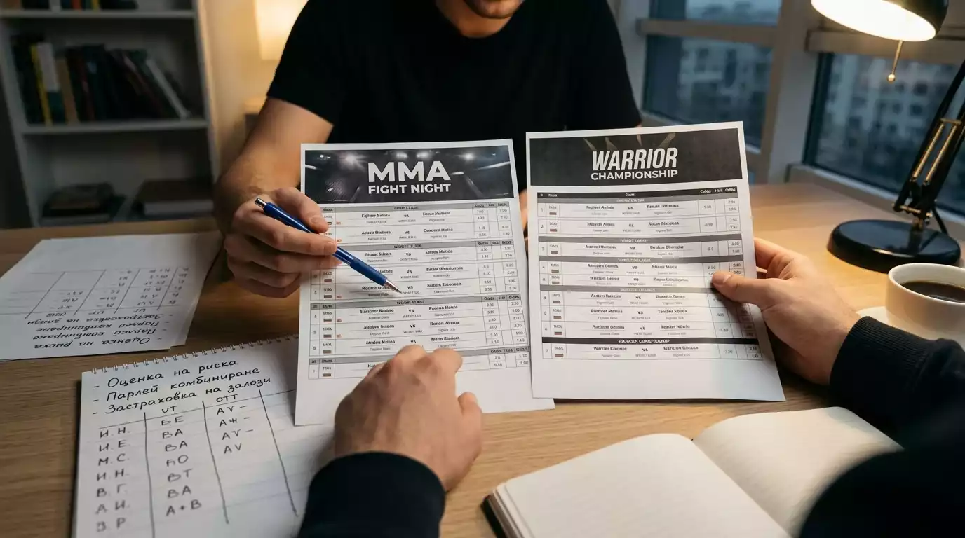Рискове при парлей между различни UFC карти