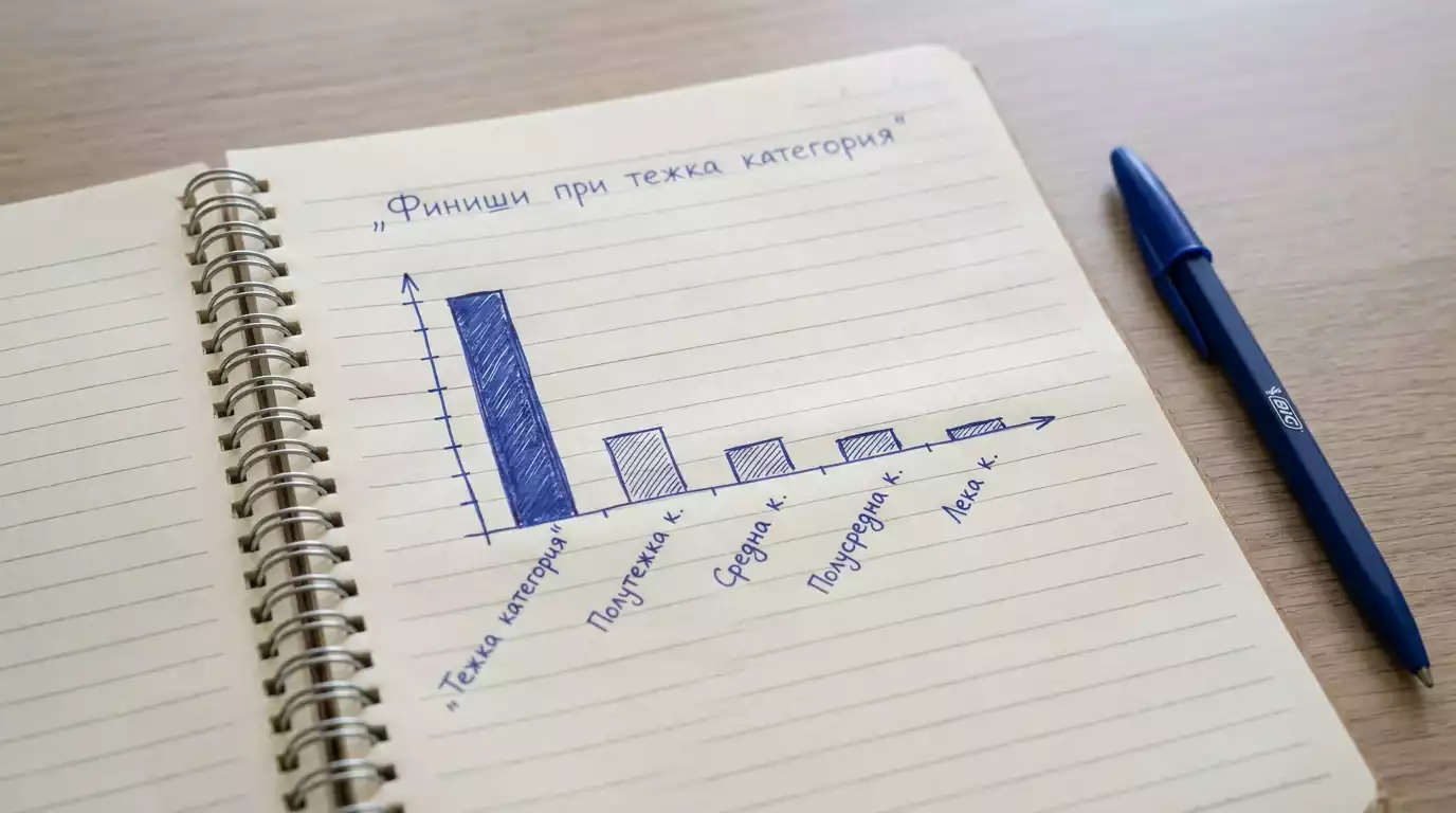 Статистика за финиши при UFC тежка категория