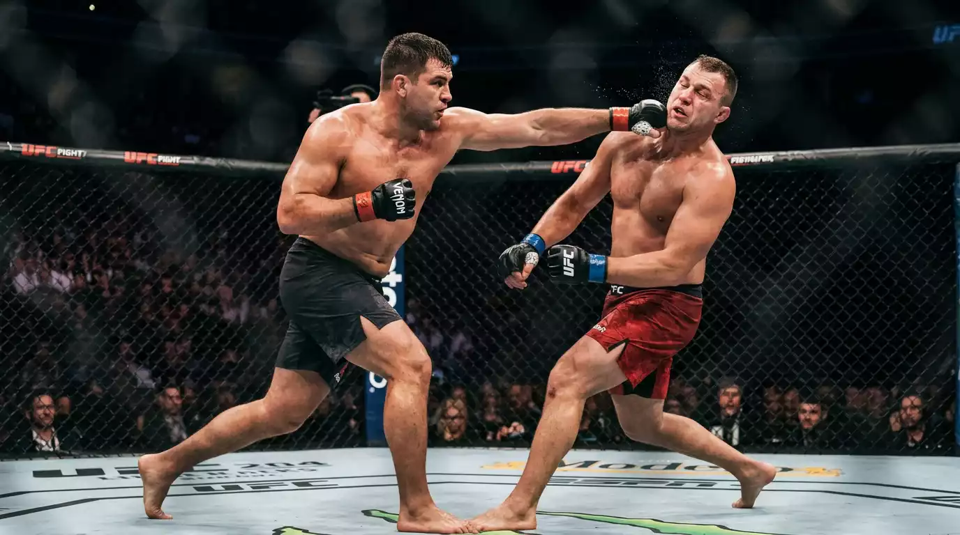 Метод на победа при UFC тежка категория