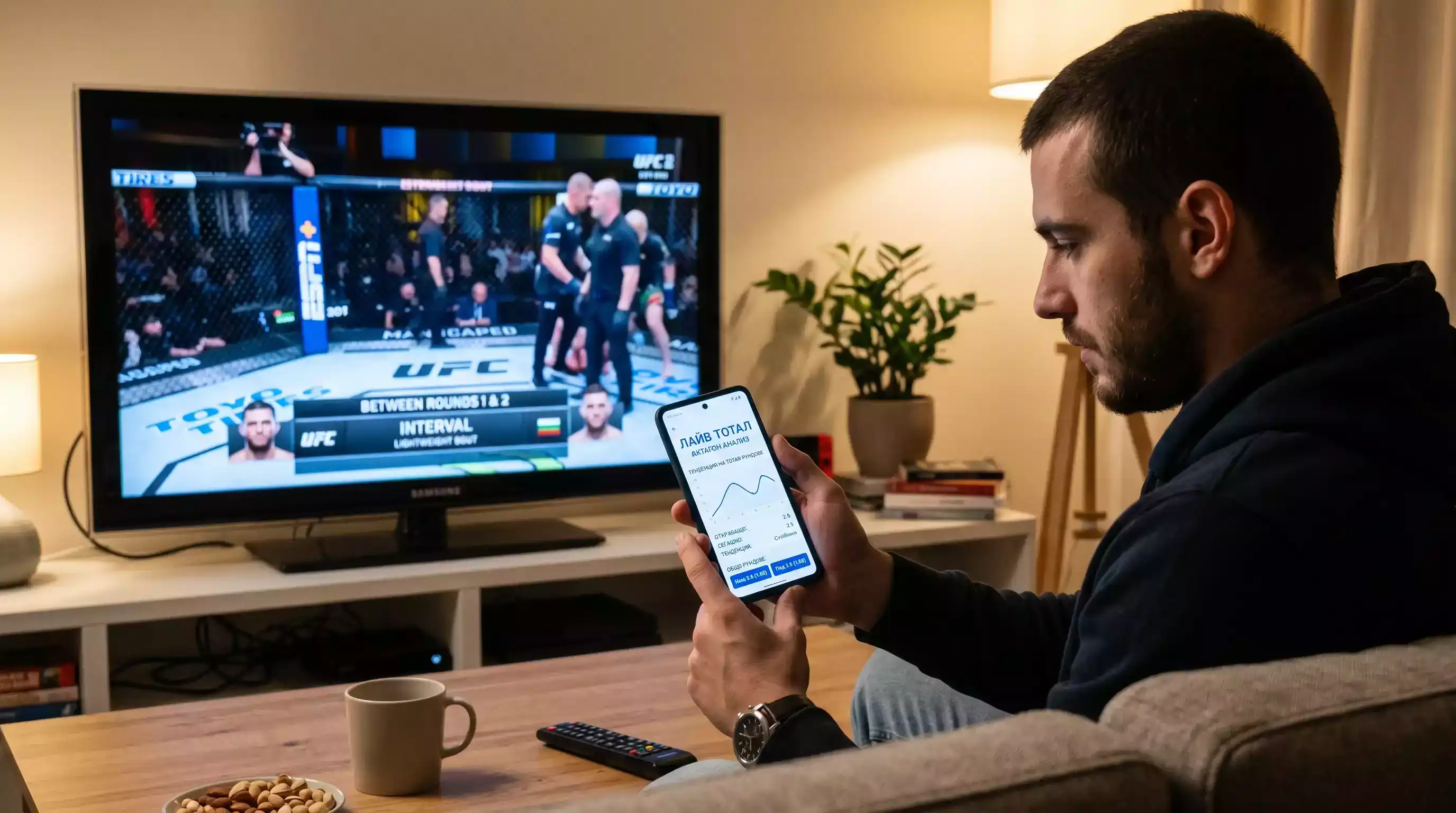 Движение на тотала в лайв режим при UFC