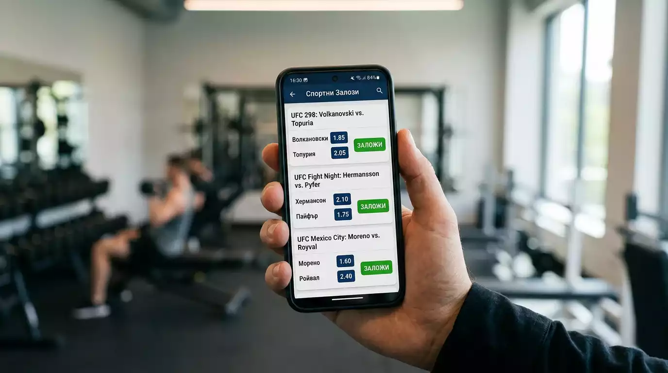 Мобилни приложения за UFC залози — Android iOS и функционалности