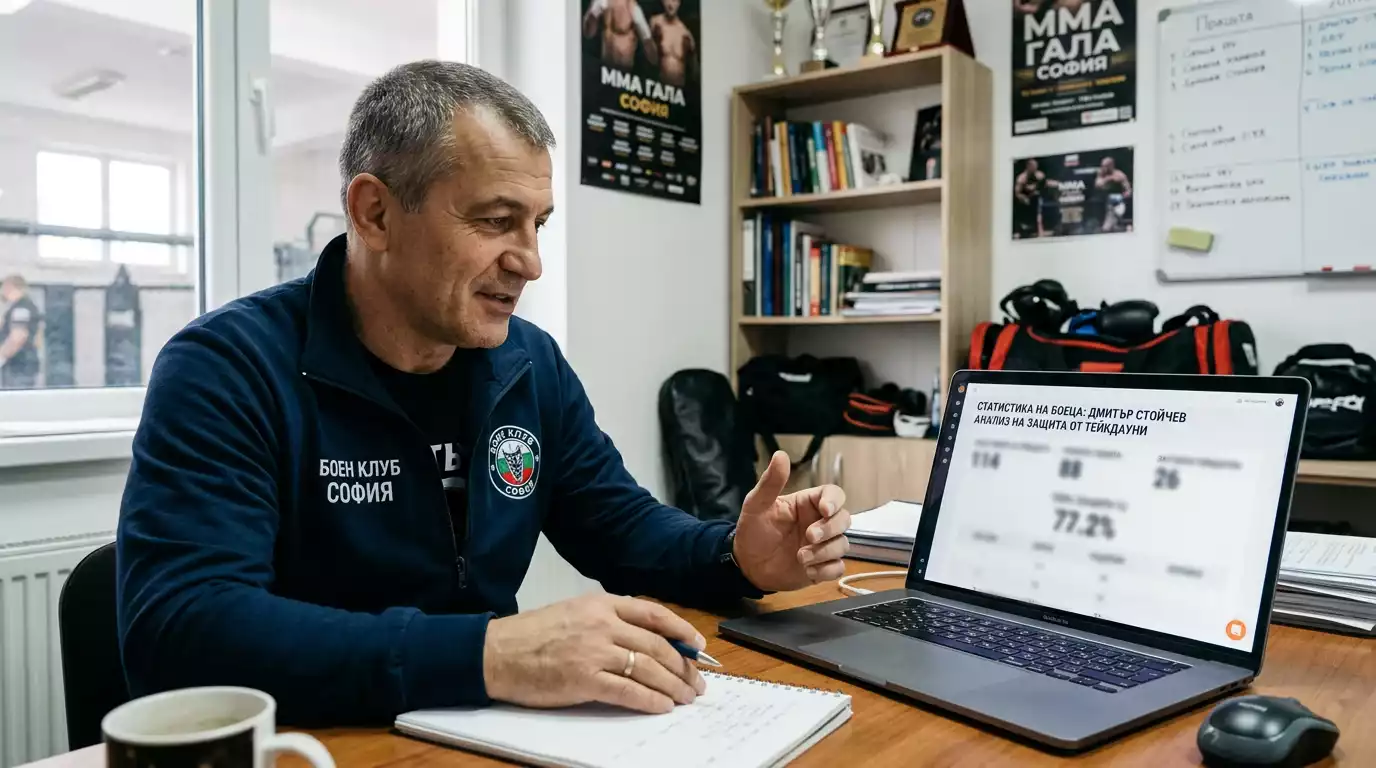Изчисляване на takedown defense процент при UFC