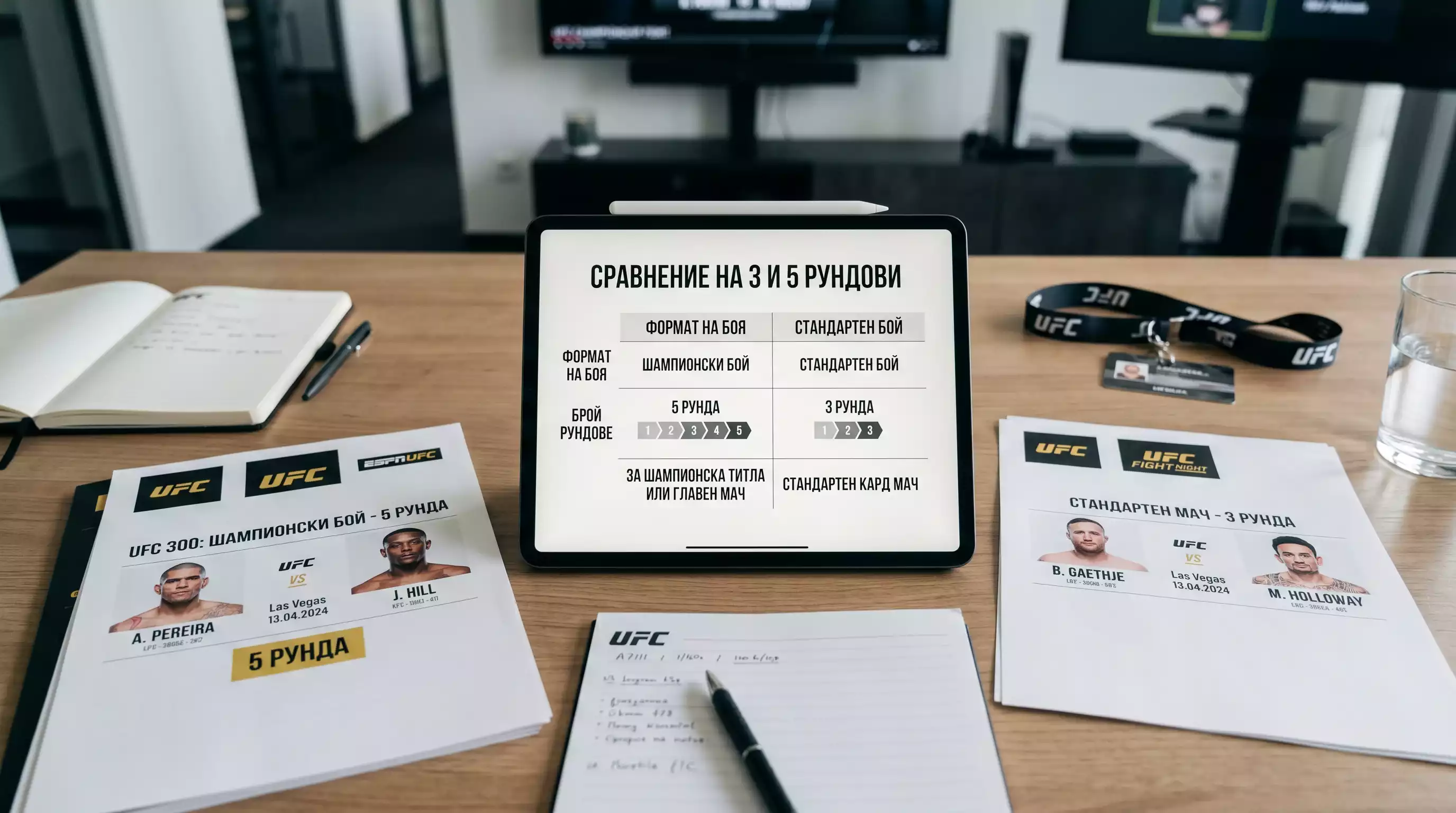3-рундови срещу 5-рундови двубои — различна логика