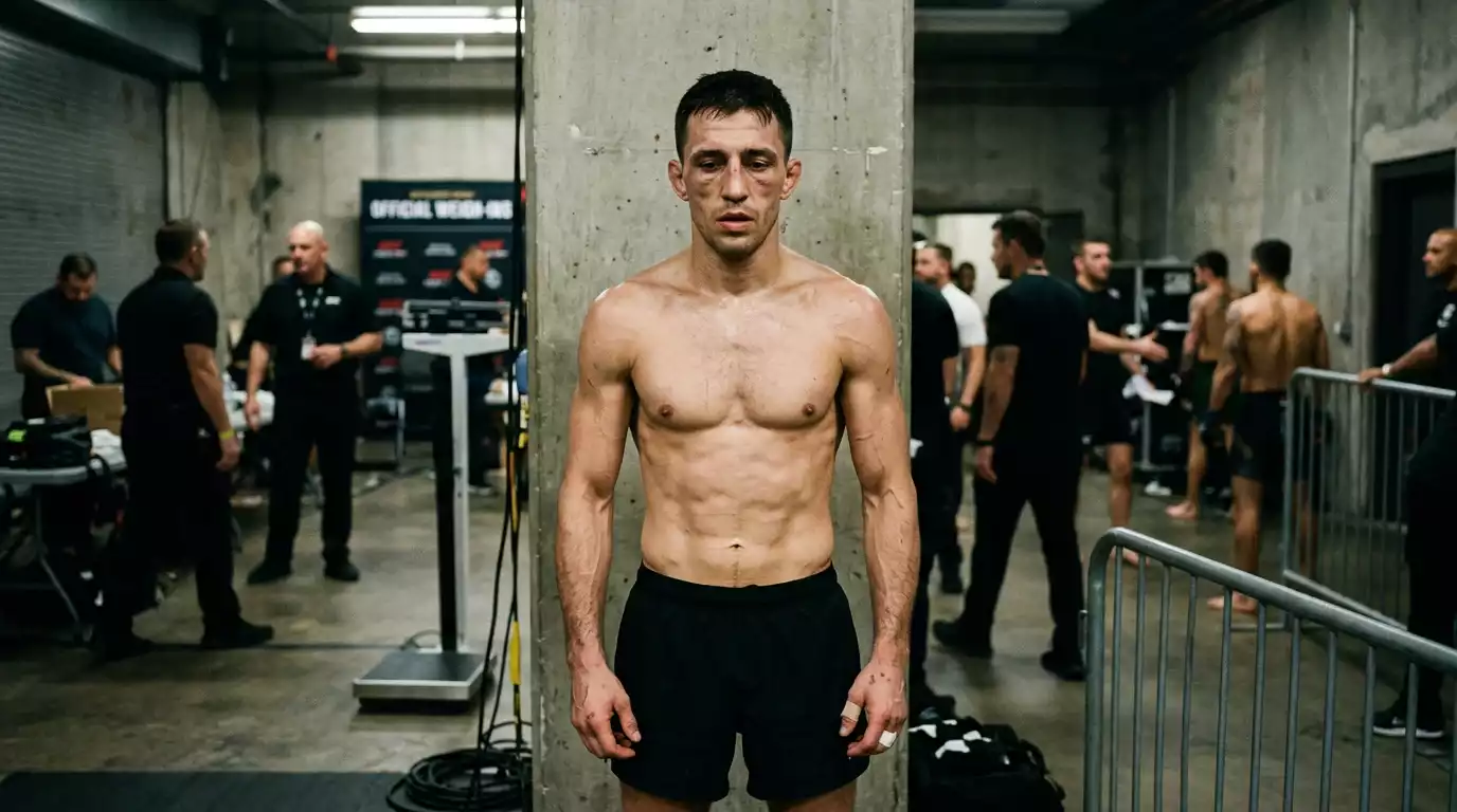 Визуални сигнали в деня на кантара при UFC