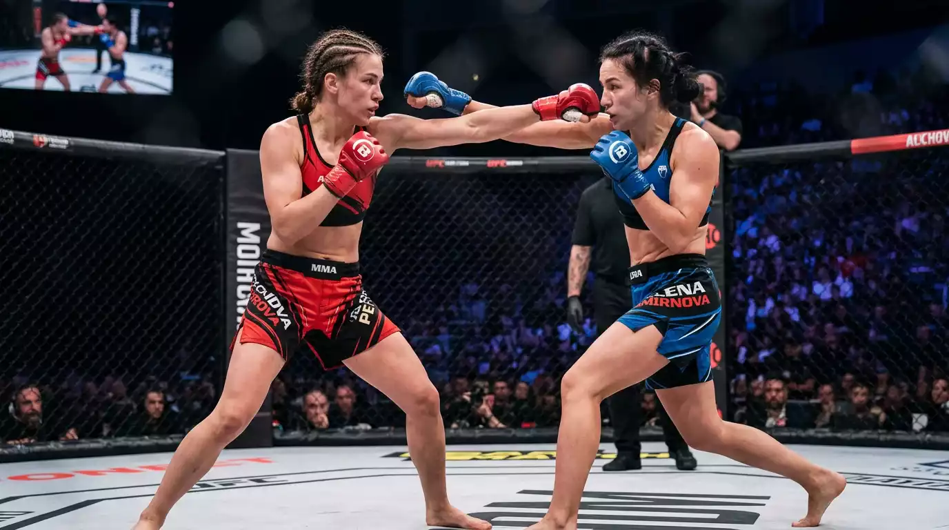 Процент на решения при женски UFC категории